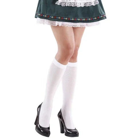 Calcetines Largos Blancos Medias y Pantys Widmann