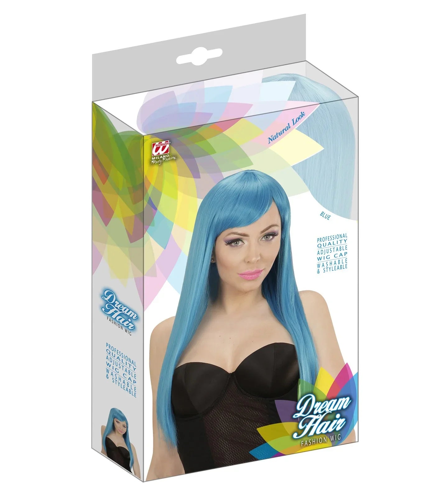 Peluca Azul Efecto Natural Pelucas Widmann