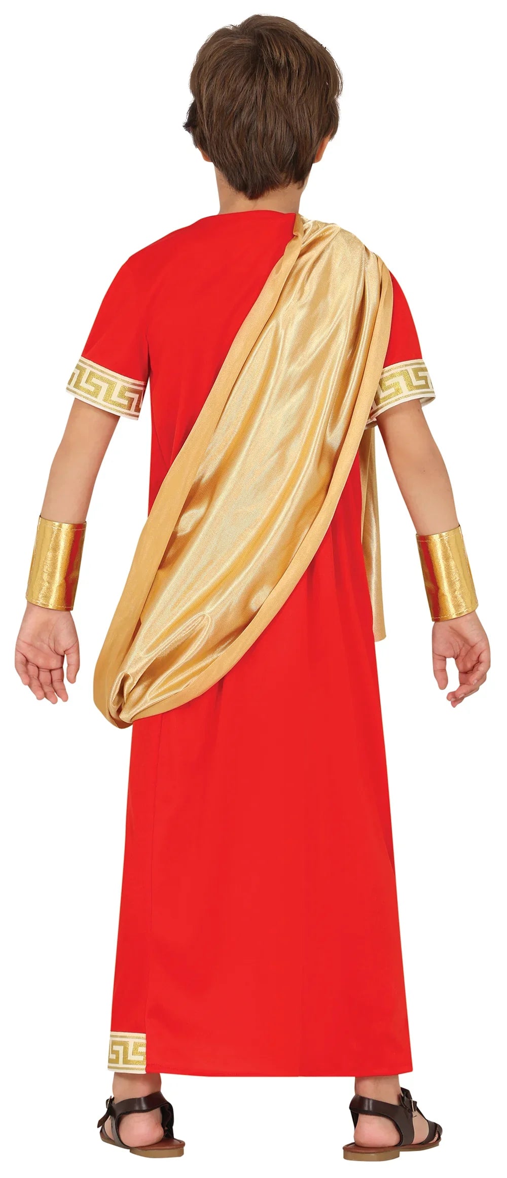 Disfraz de Emperador Romano Rojo para Niño Romanos Infantiles Guirca