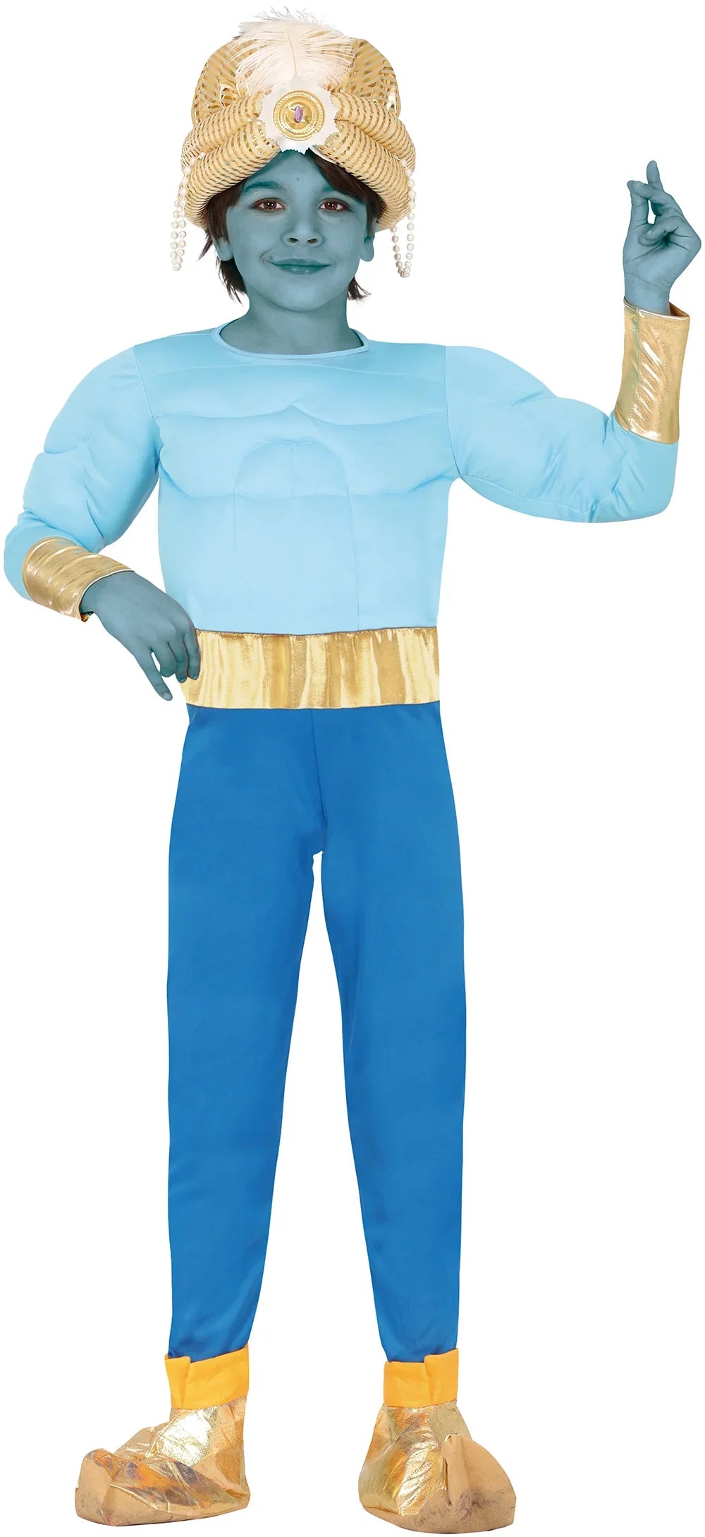 Disfraz de Genio de Aladino para Niño Genio de la Lámpara Guirca