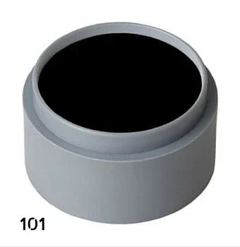 Maquillaje al Agua Profesional Grimas Maquillajes y Pinturas Grimas 101 - Negro 15 ml