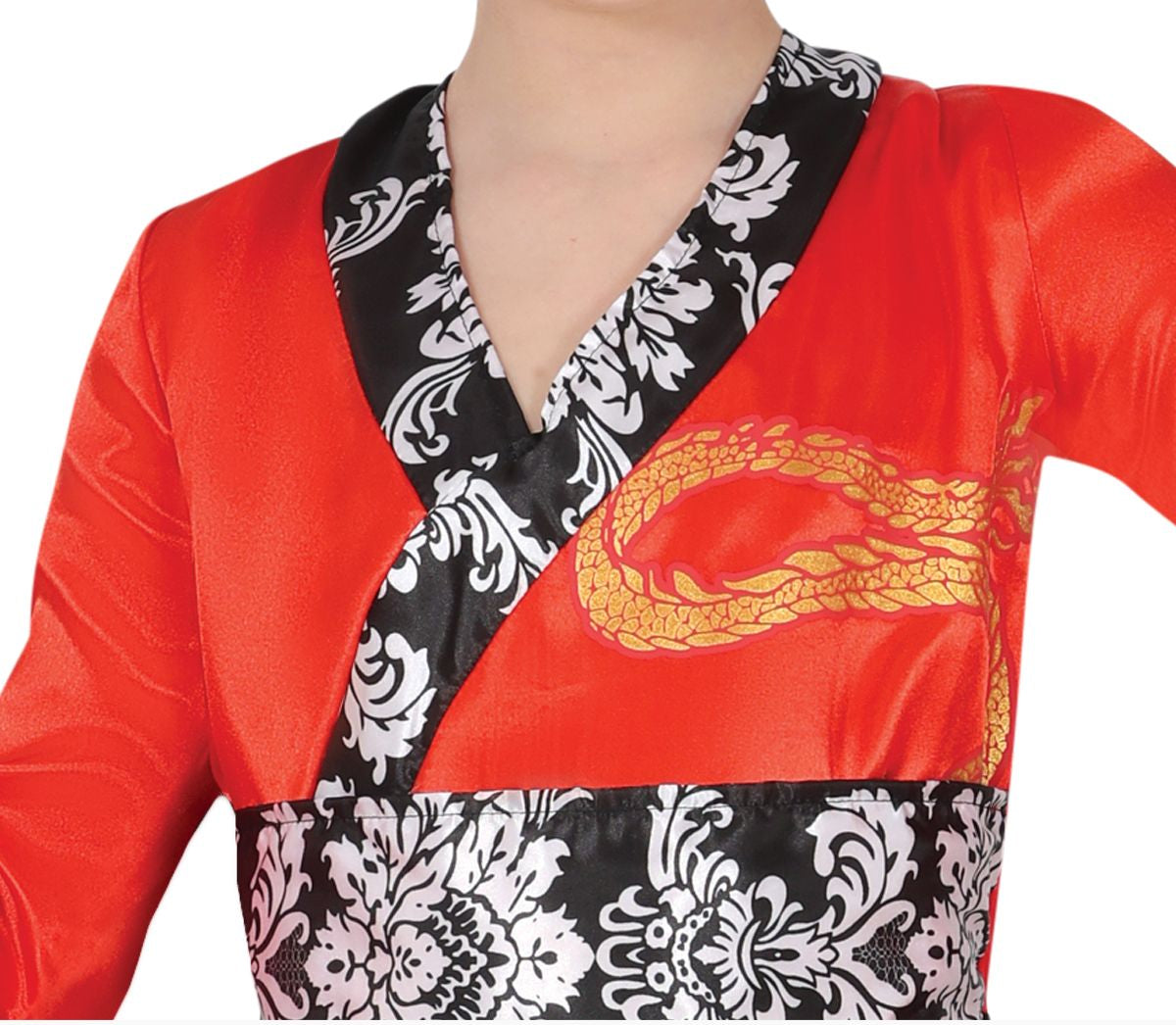Disfraz de China Rojo y Negro Infantil
