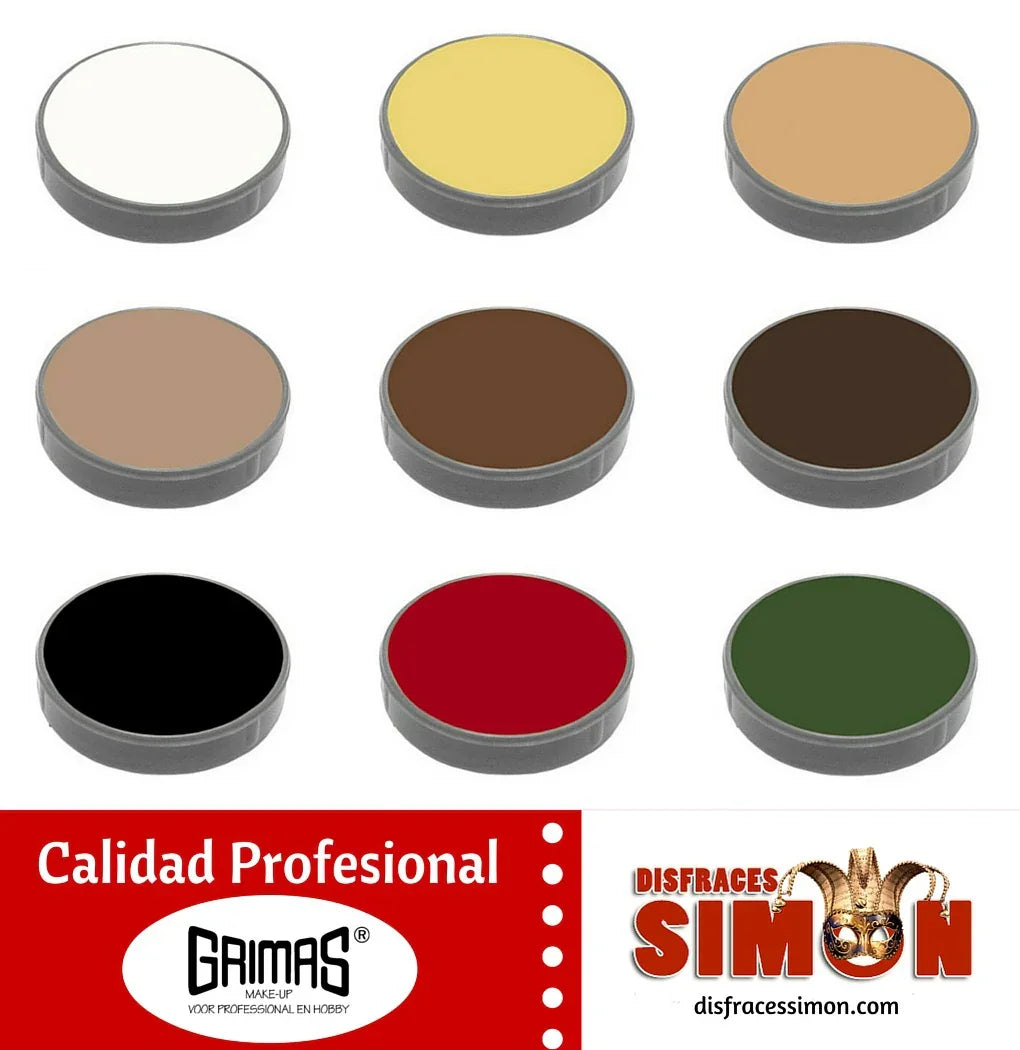 Maquillaje en Crema Profesional Grimas Maquillajes y Pinturas Grimas OA - Envejecido
