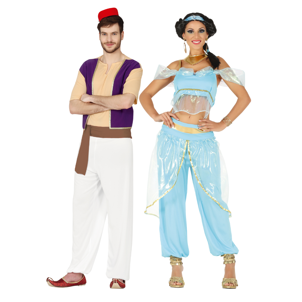 Disfraces en Pareja de Aladino y la Lámpara Maravillosa