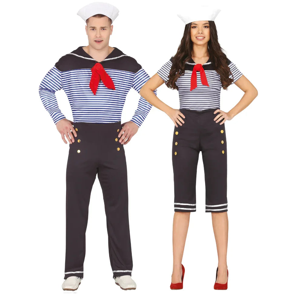 Disfraces en Pareja de Marineros Elegantes Marineros Disfraces Simon