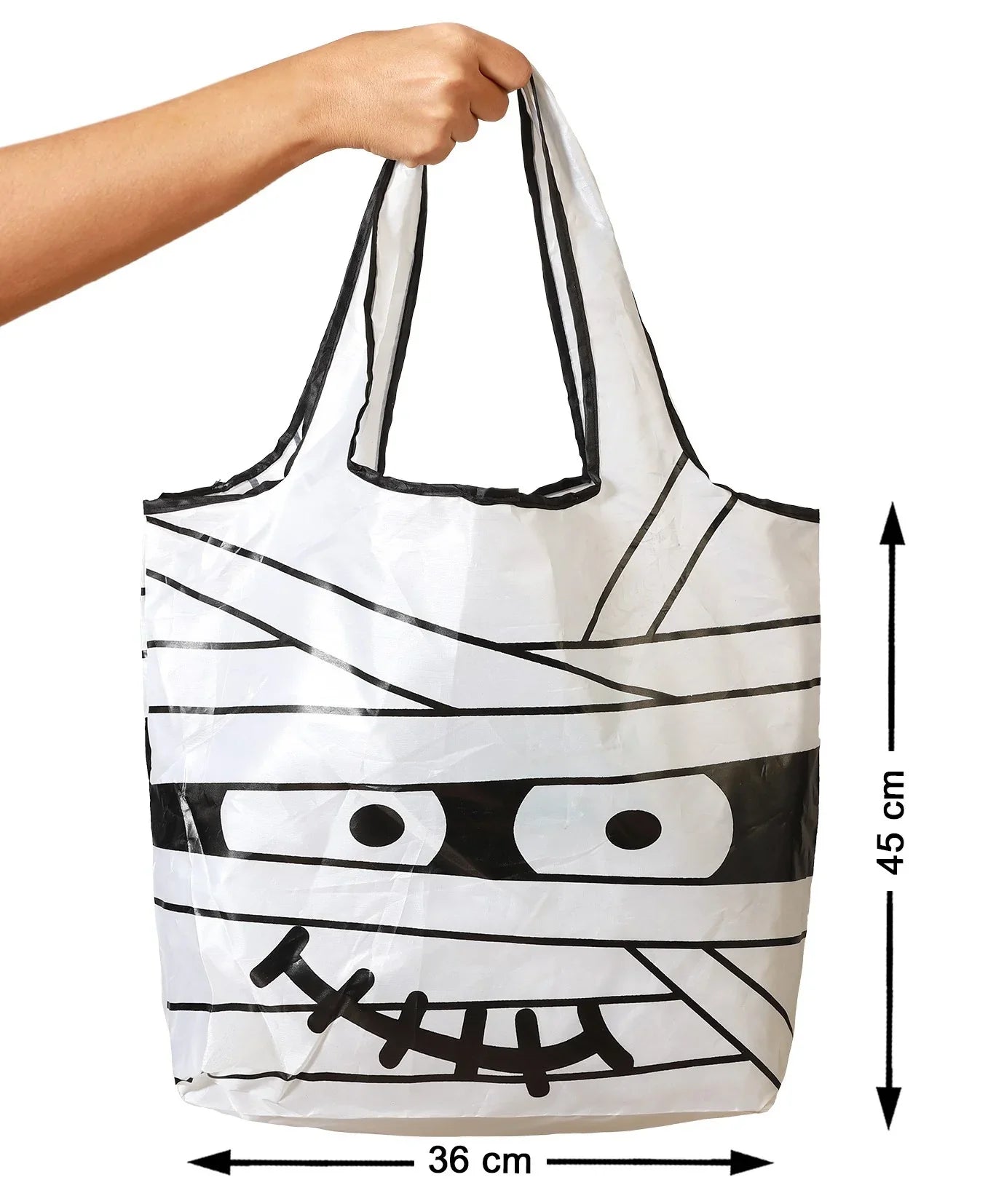 Bolsa Recoge Caramelos de Momia Cestas de Halloween Atosa