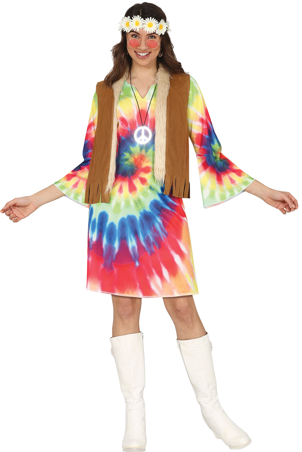Vestido Hippie Multicolor para Mujer