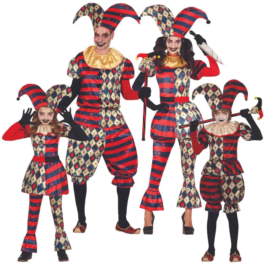 Disfraces para Grupo de Arlequines Diabólicos Payasos Asesinos Disfraces Simon