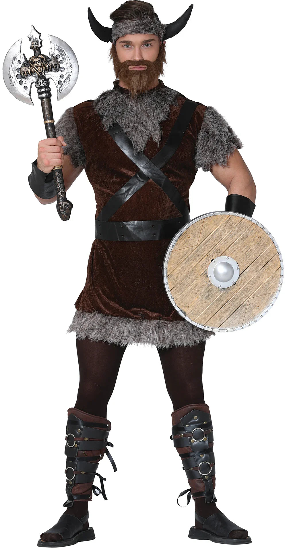 Disfraz de Vikingo Salvaje para Hombre Vikingo Guirca S