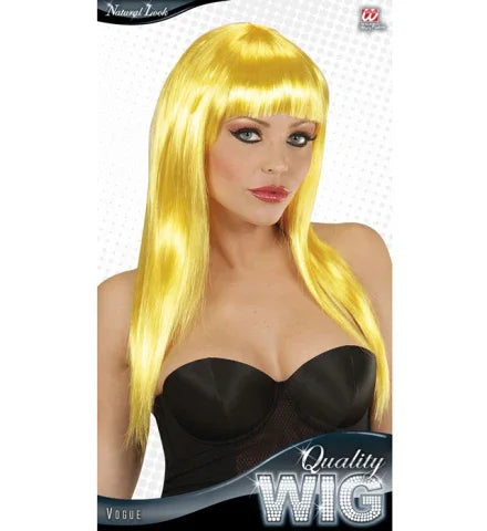 Peluca Amarilla Brillante con Flequillo Pelucas Widmann