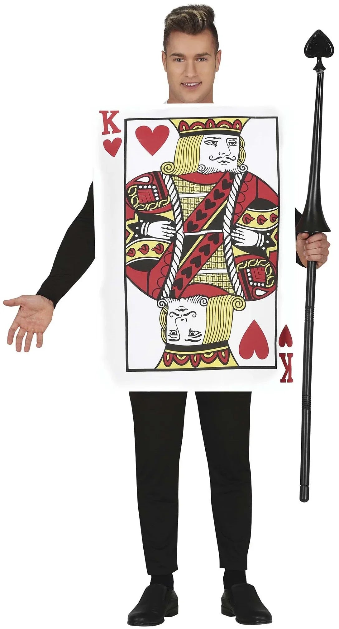 Disfraces en Pareja de Carta de Rey y Reina de Corazones Cartas Poker Disfraces Simon