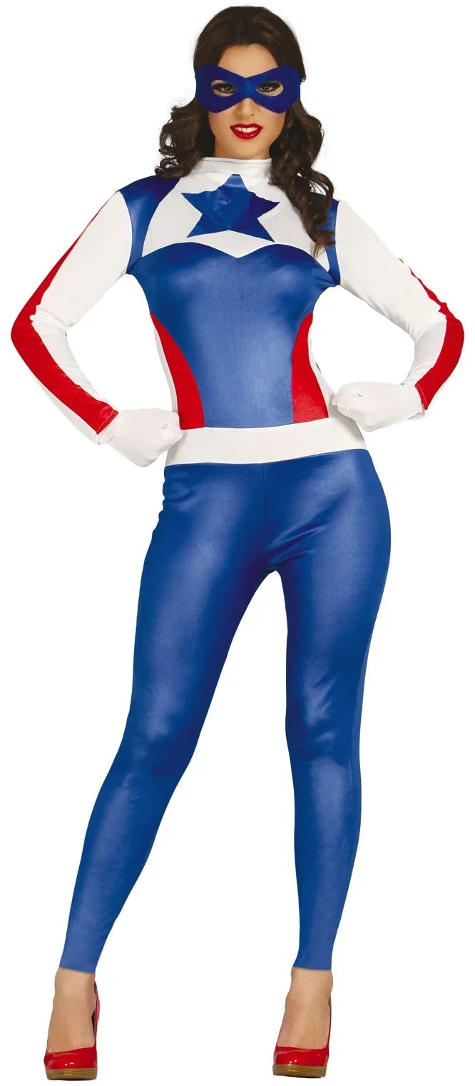 Disfraces en Pareja de Capitán Estrella Capitán América Disfraces Simon