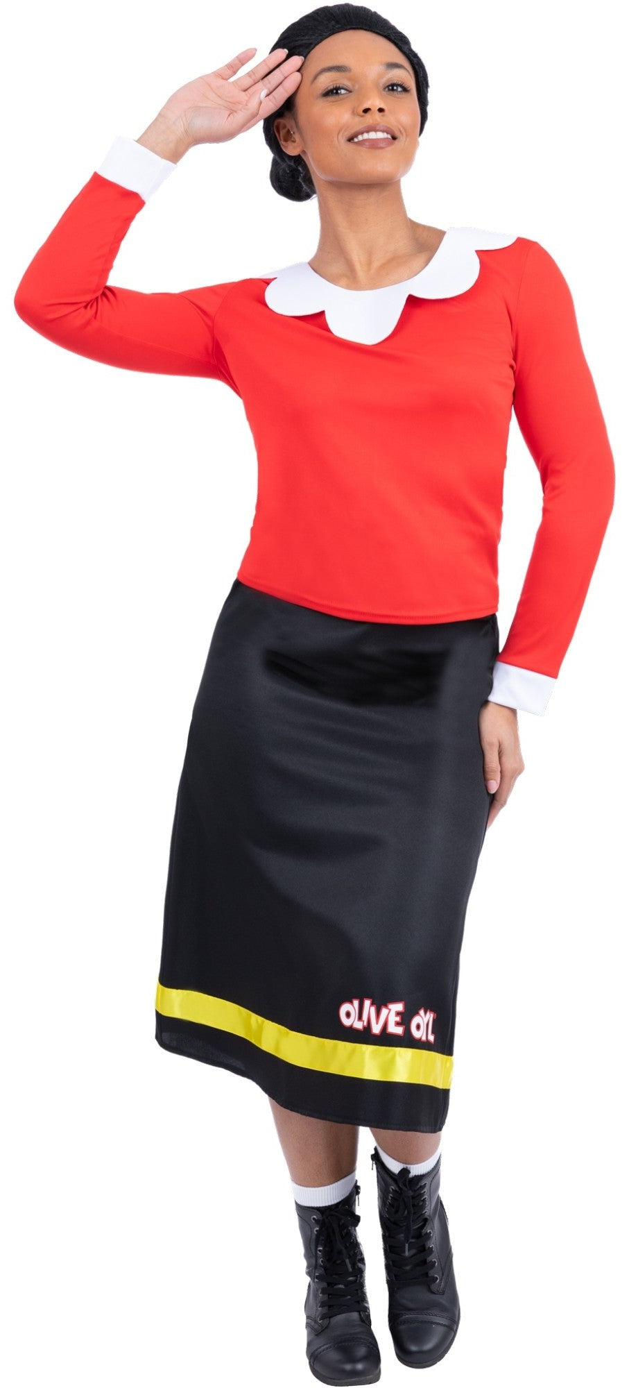 Disfraz de Olivia Popeye con Peluca para Mujer Popeye Smiffys