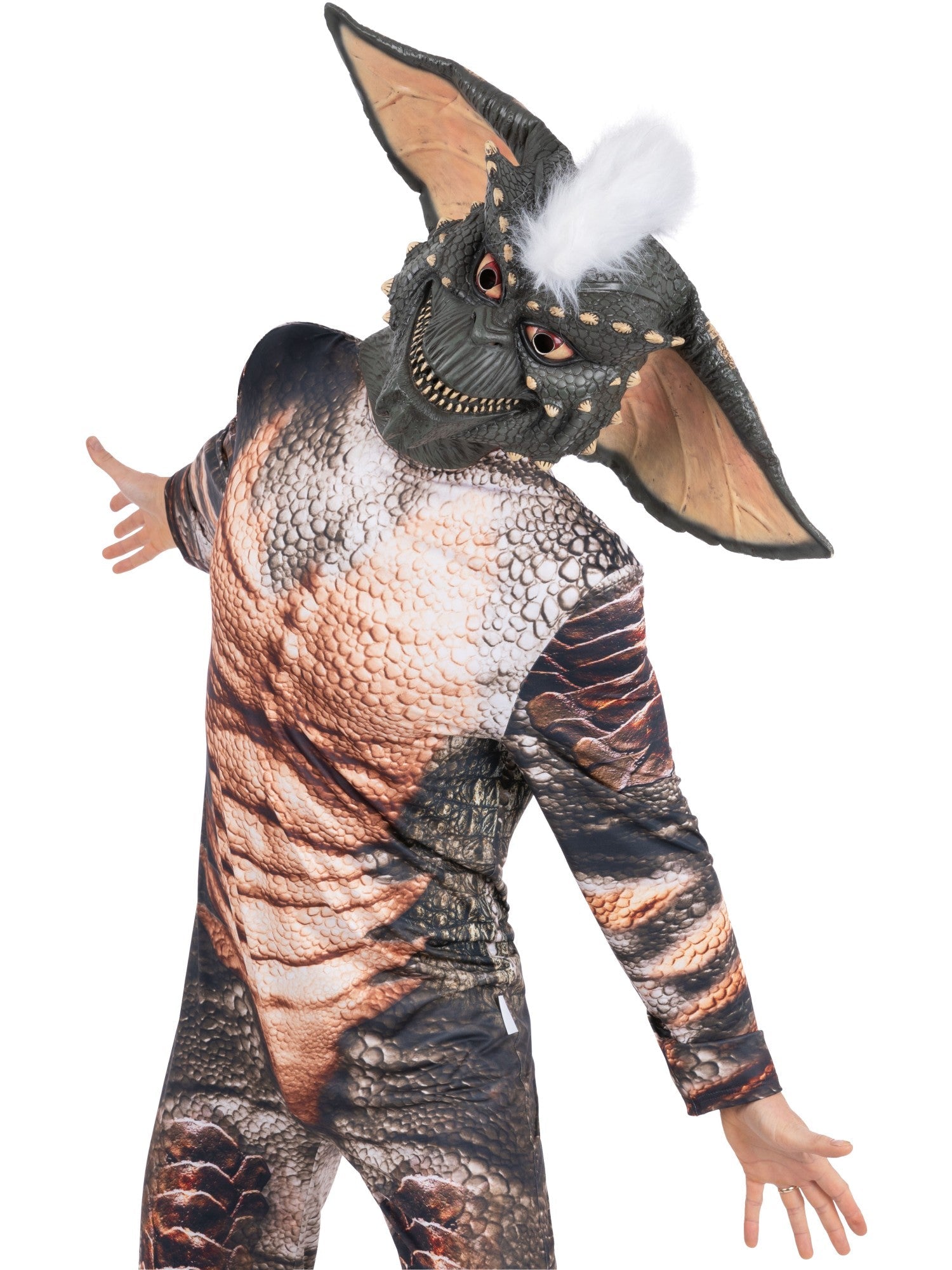 Máscara de Gremlin Malo Stripe con Cresta Máscaras y Caretas Smiffys