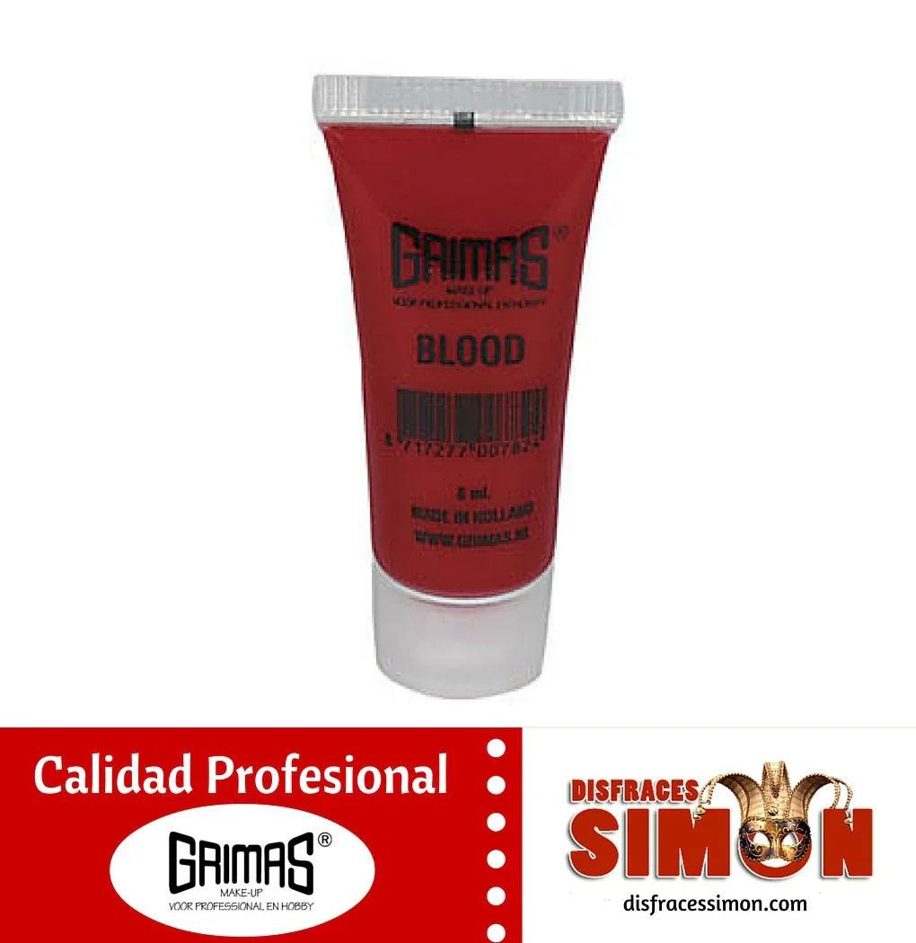 Sangre Espesa Profesional Latex, Sangre, Heridas y Protesis Grimas