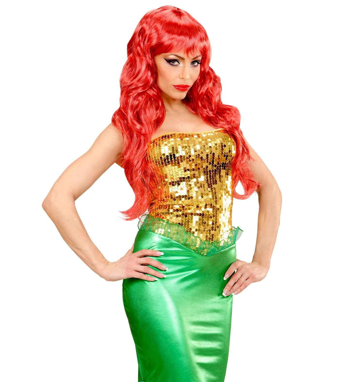 Peluca de La Sirenita Roja Pelucas Widmann