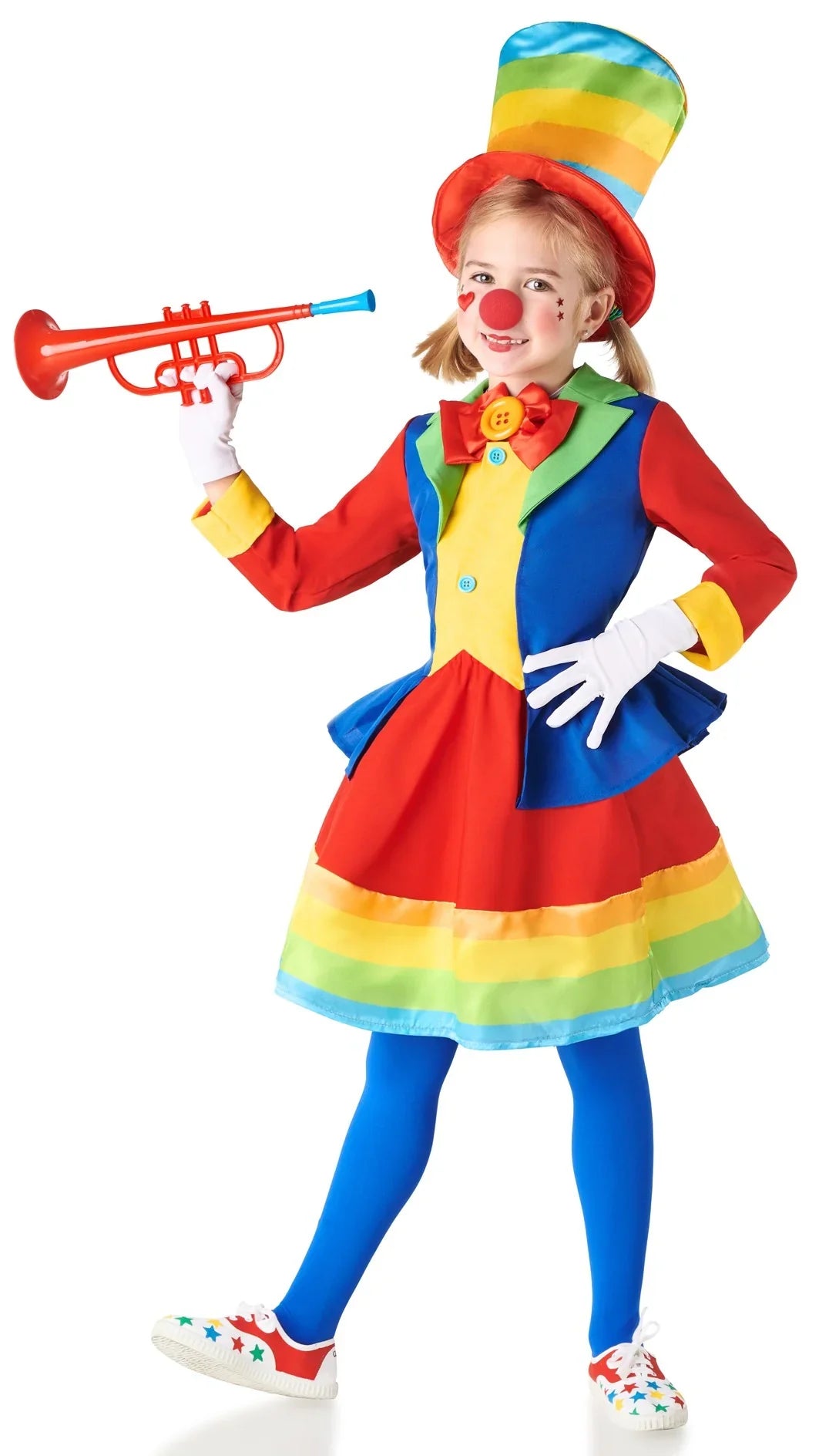 Disfraces para Grupo de Payaso Multicolor con Sombrero Payaso Disfraces Simon