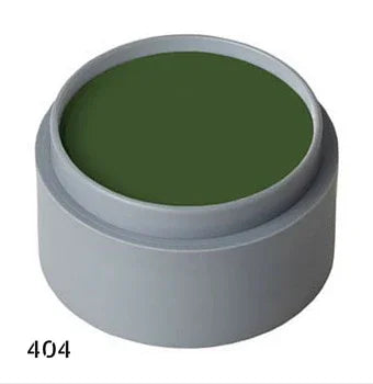 Maquillaje al Agua Profesional Grimas Maquillajes y Pinturas Grimas 404 - Verde Oscuro 15 ml