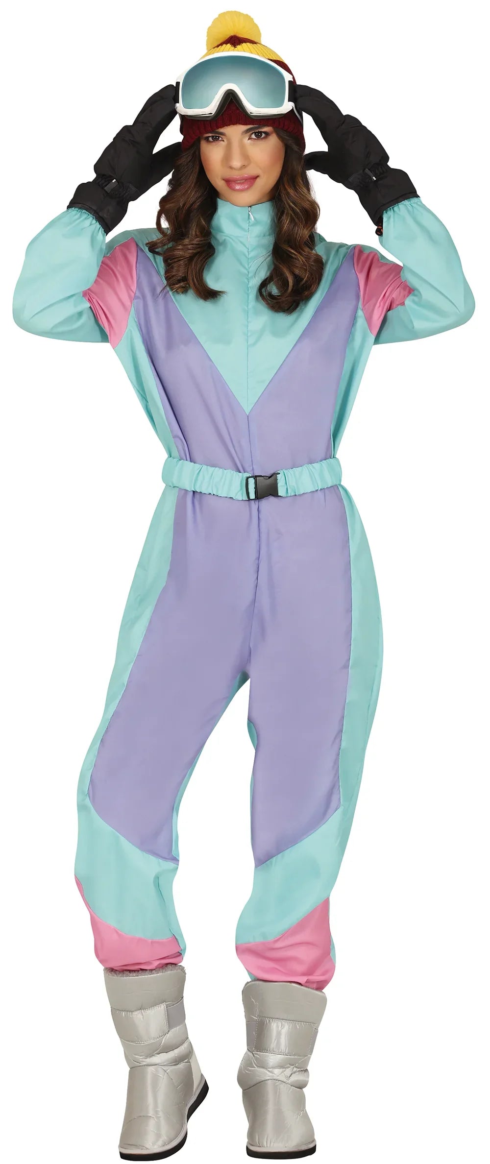 Disfraz de Snowboarder Ochentera para Mujer Deportes y Animadoras Guirca