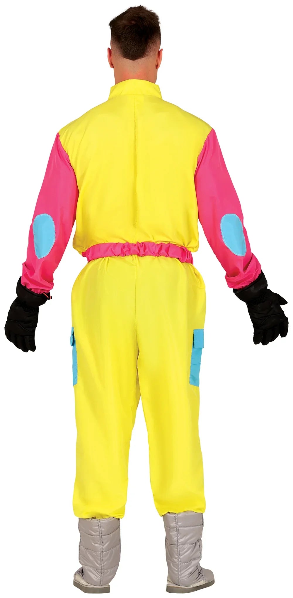 Disfraz de Esquiador Años 80 Amarillo para Hombre Deportes y Animadoras Guirca