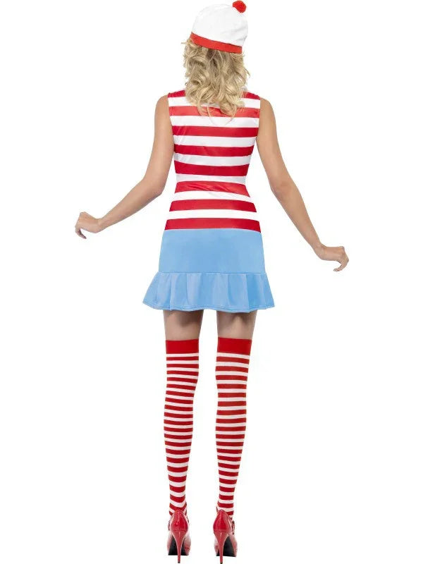 Disfraz de Wenda - Oficial ¿Donde está Wally? Dibujos Animados y Cuentos Smiffys