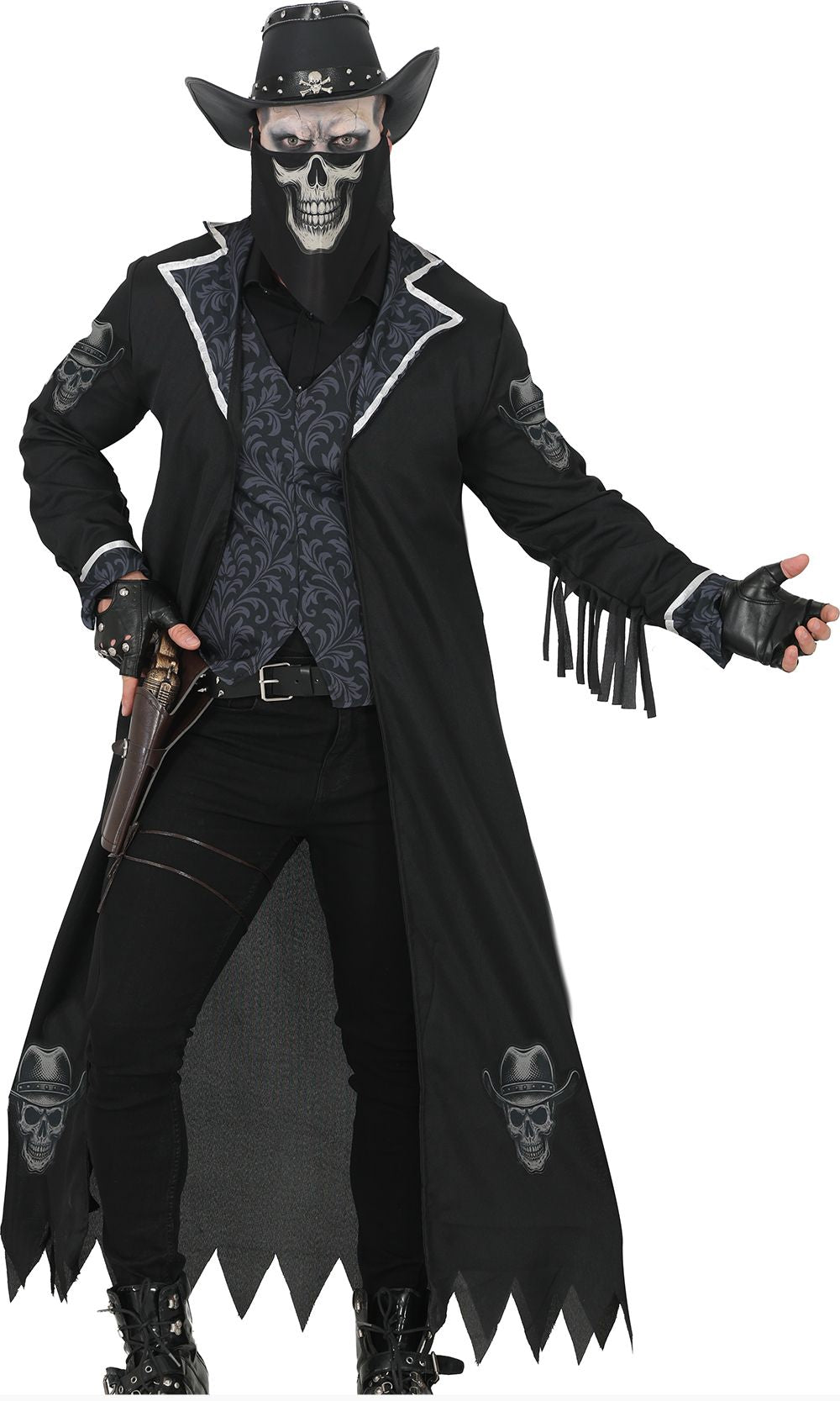 Costume da Cowboy Gotico per Uomo