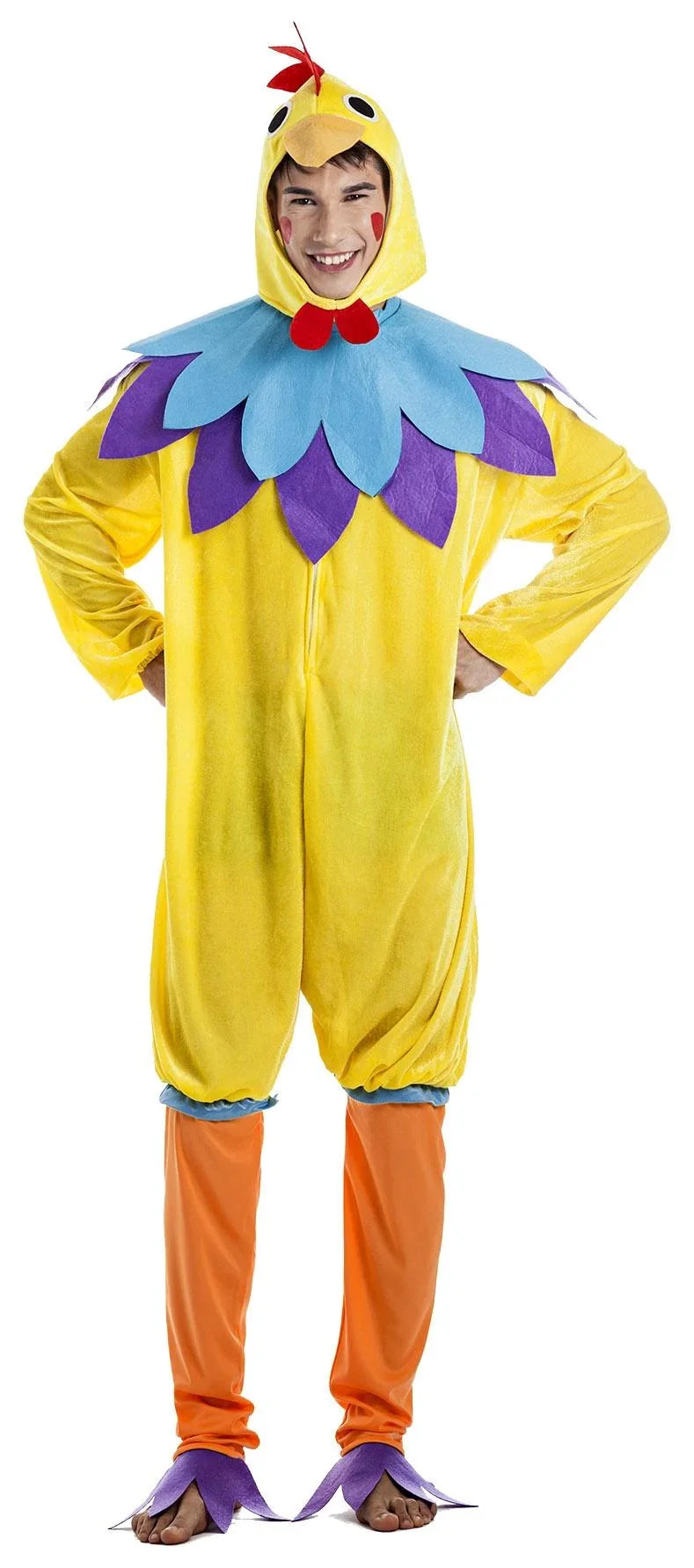 Disfraces para Grupo de Gallo y Gallina Coloridos Pollo y Gallina Disfraces Simon