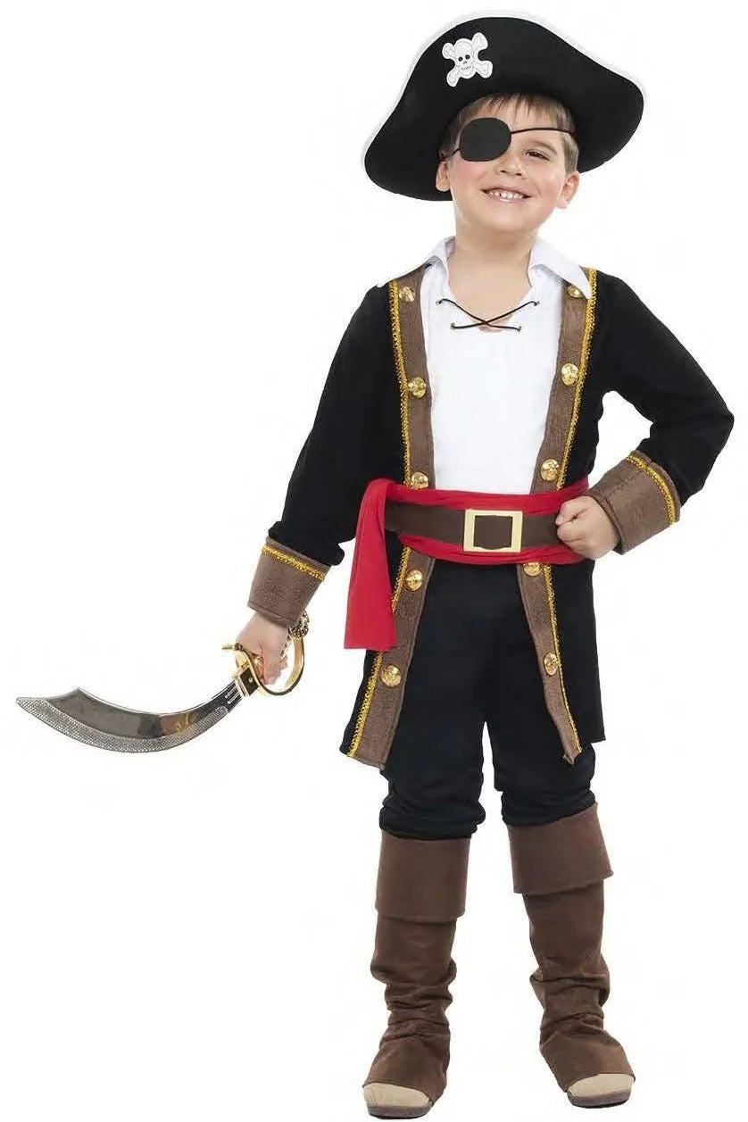 Disfraces para Grupo de Piratas con Abrigo Negro Pirata Disfraces Simon