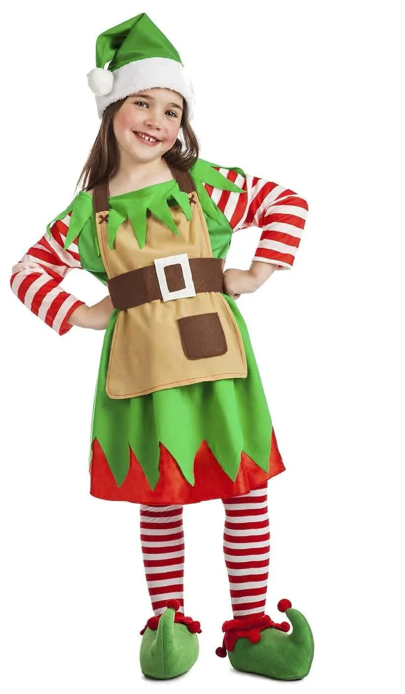 Disfraces para Grupo de Elfos Ayudantes de Papá Noel Elfos Navideños Disfraces Simon