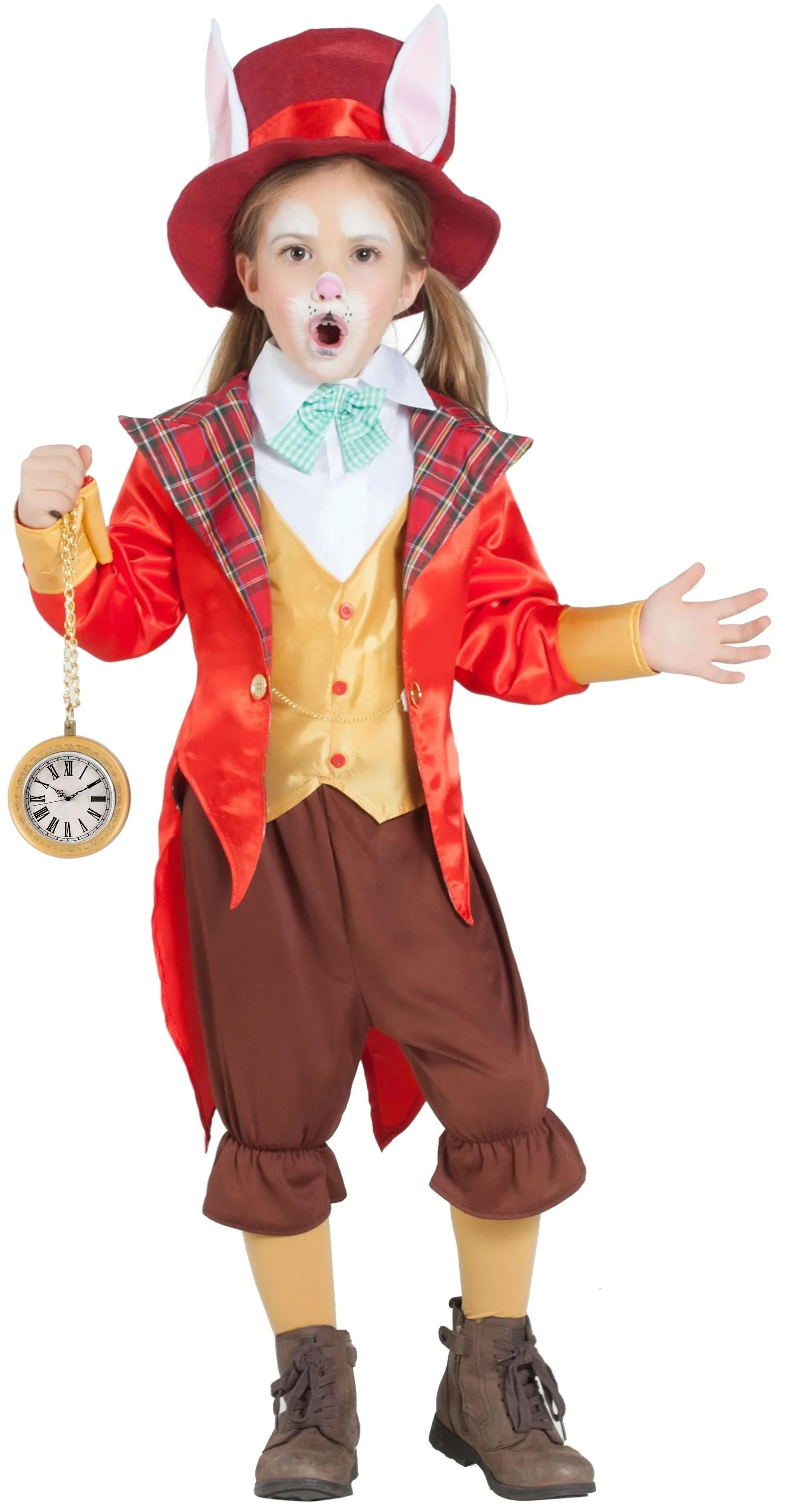 Disfraces para Grupo de Conejo de Alicia con Chaqueta Conejo Blanco de Alicia Disfraces Simon