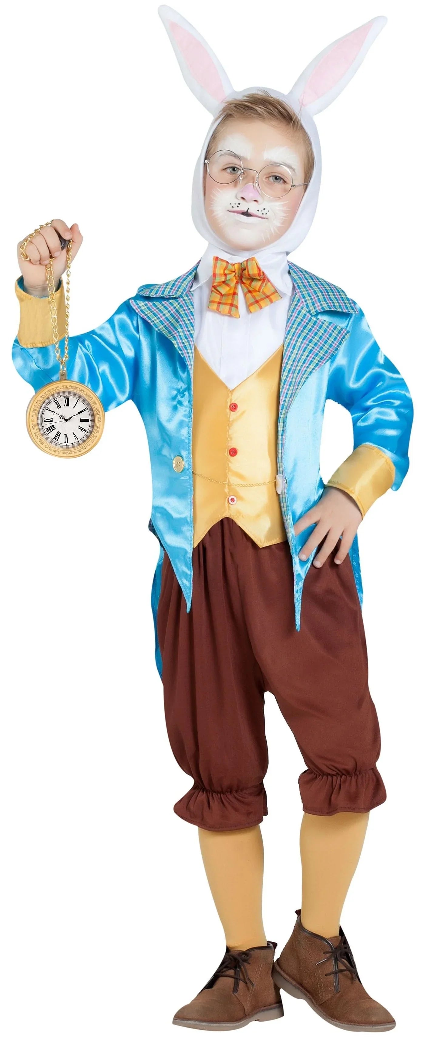 Disfraces para Grupo de Conejo de Alicia con Chaqueta Conejo Blanco de Alicia Disfraces Simon