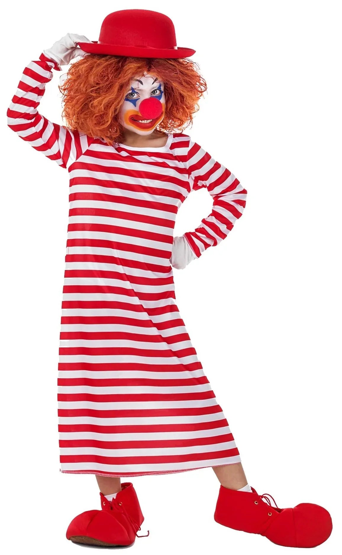 Disfraces para Grupo de Payaso con Camisón de Rayas Payaso Disfraces Simon