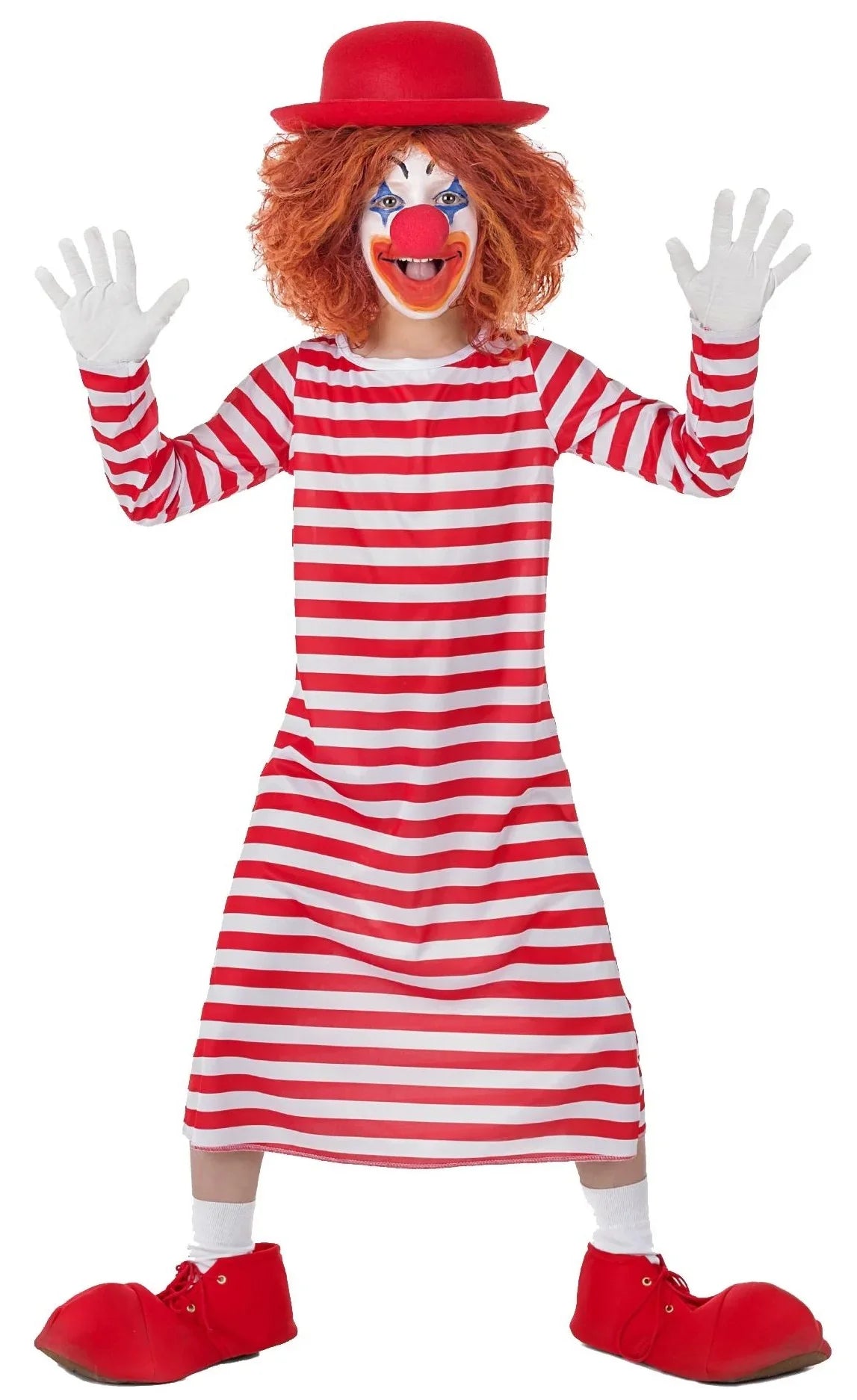 Disfraces para Grupo de Payaso con Camisón de Rayas Payaso Disfraces Simon