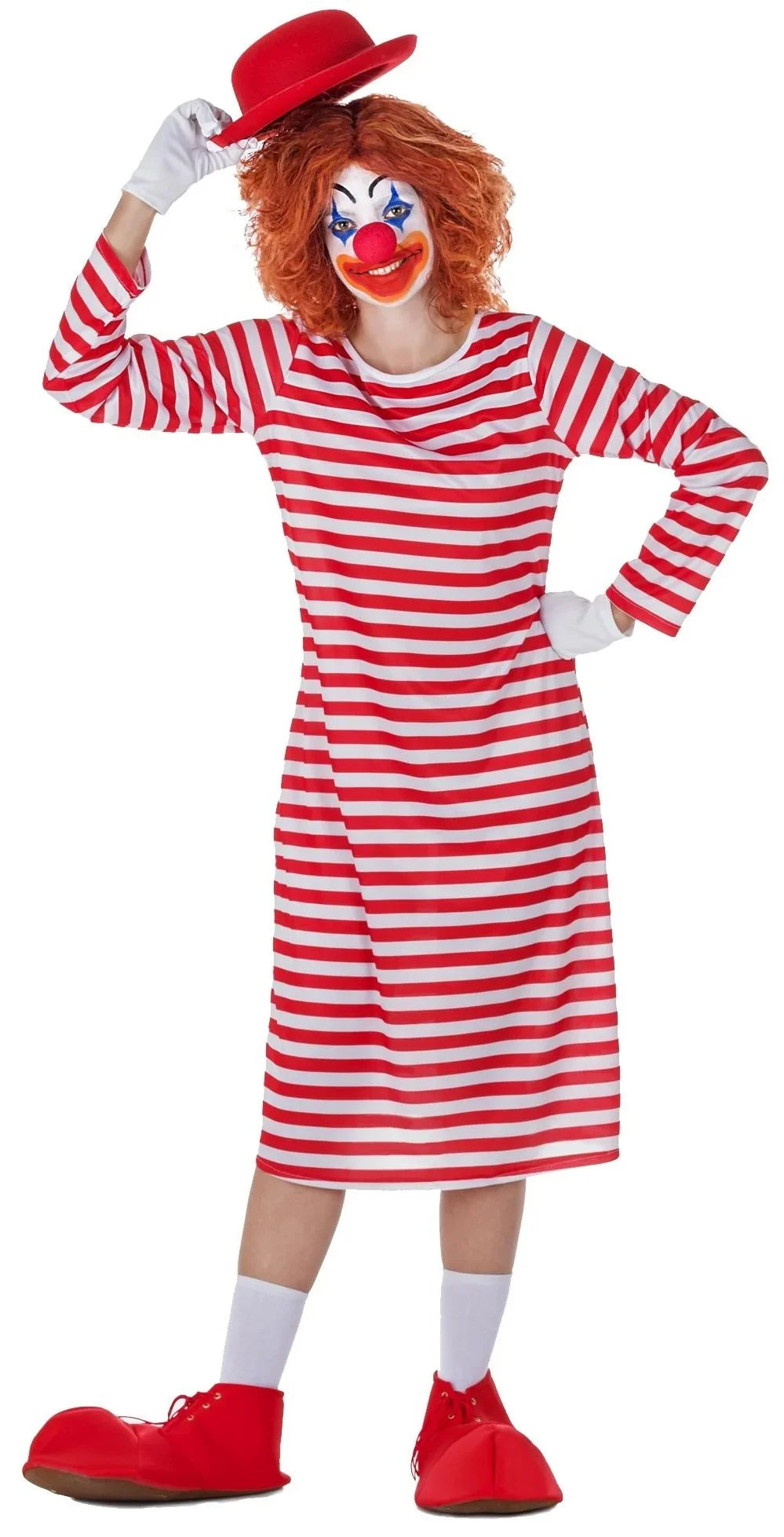 Disfraces para Grupo de Payaso con Camisón de Rayas Payaso Disfraces Simon