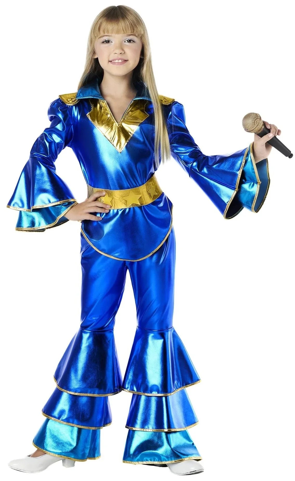 Disfraces para Grupo de Disco Años 70 Azul y Dorado Discotequeros Disfraces Simon