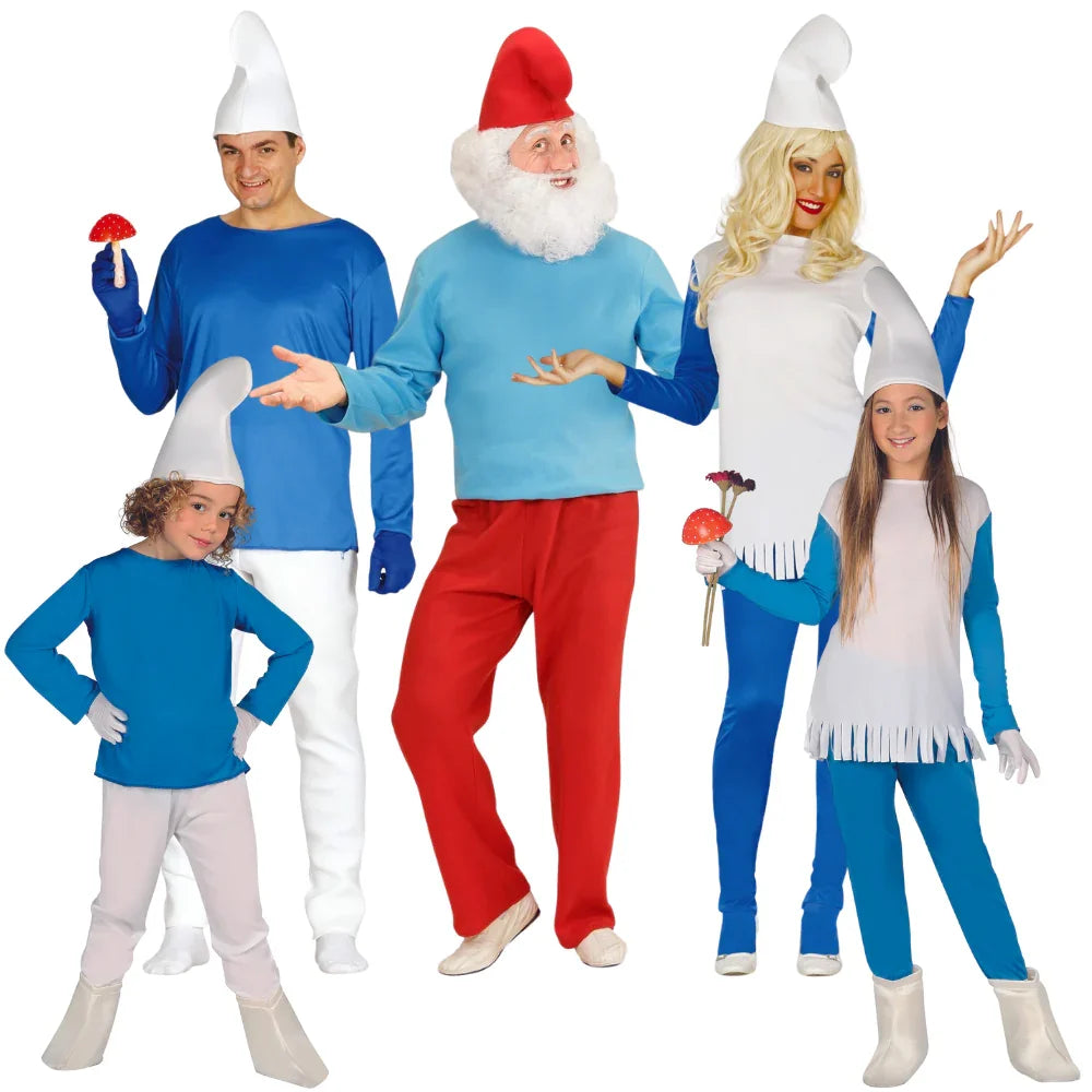 Disfraces para Grupo de Los Pitufos Los Pitufos Disfraces Simon