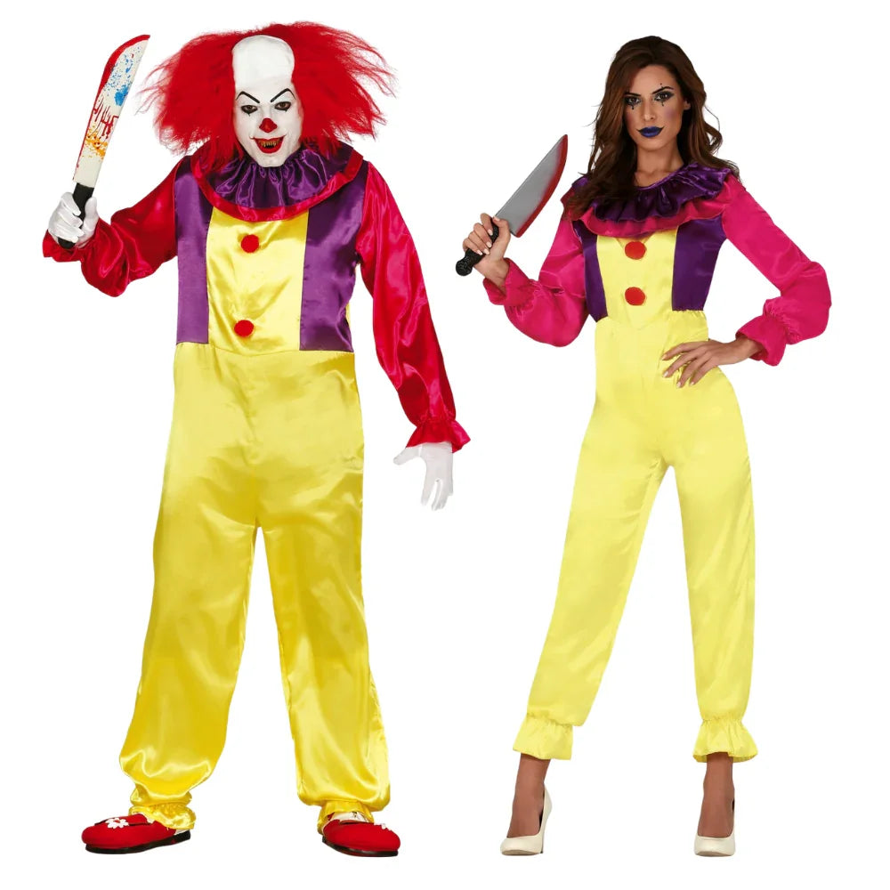 Disfraces en Pareja de Payaso Pennywise Clásico Pennywise Disfraces Simon