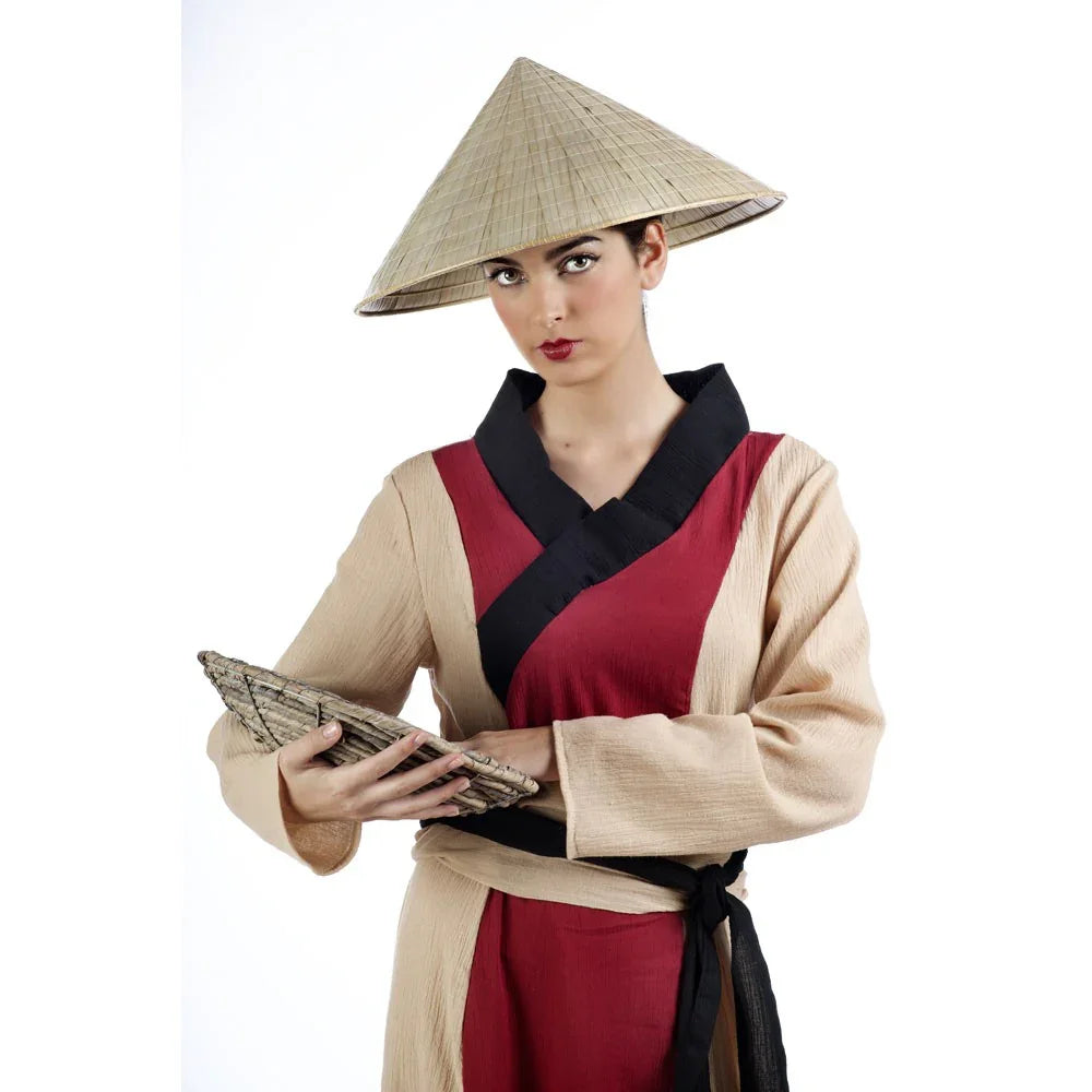 Disfraz de China Arrocera para Mujer Ninja, Chinos y Geishas Limit Sport