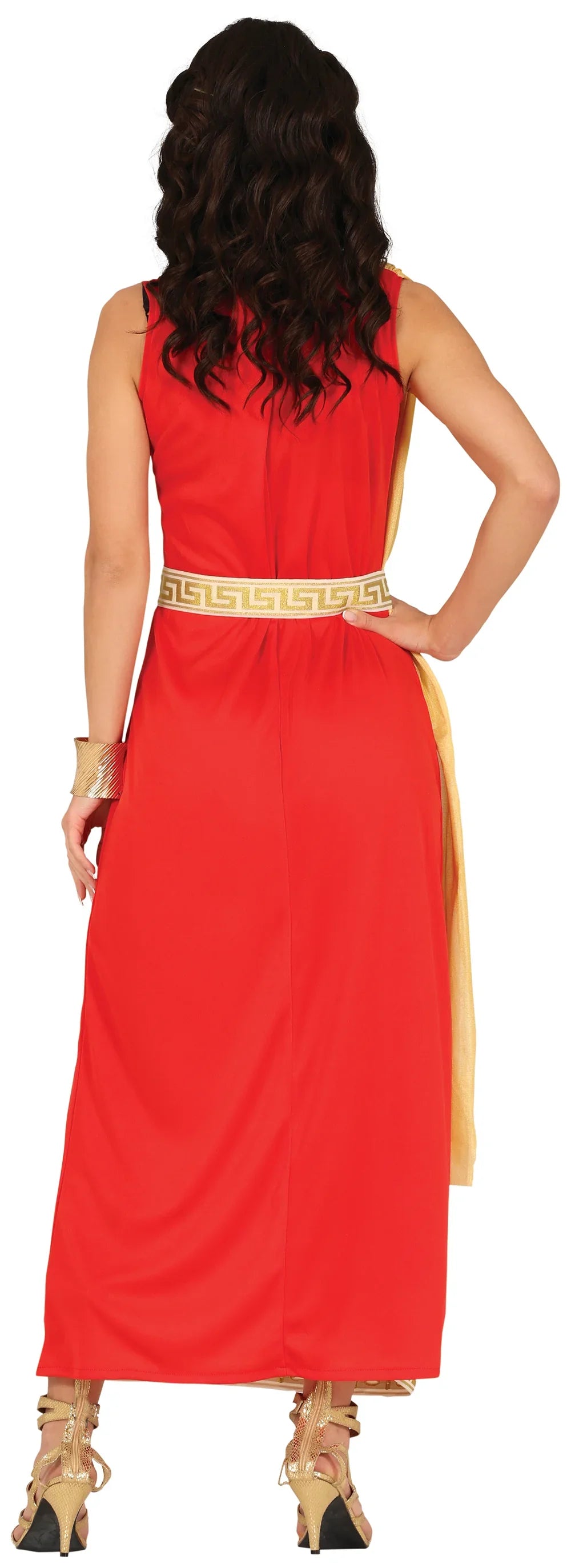 Disfraz de Emperatriz Romana Rojo para Mujer Damas Romanas y Griegas Guirca