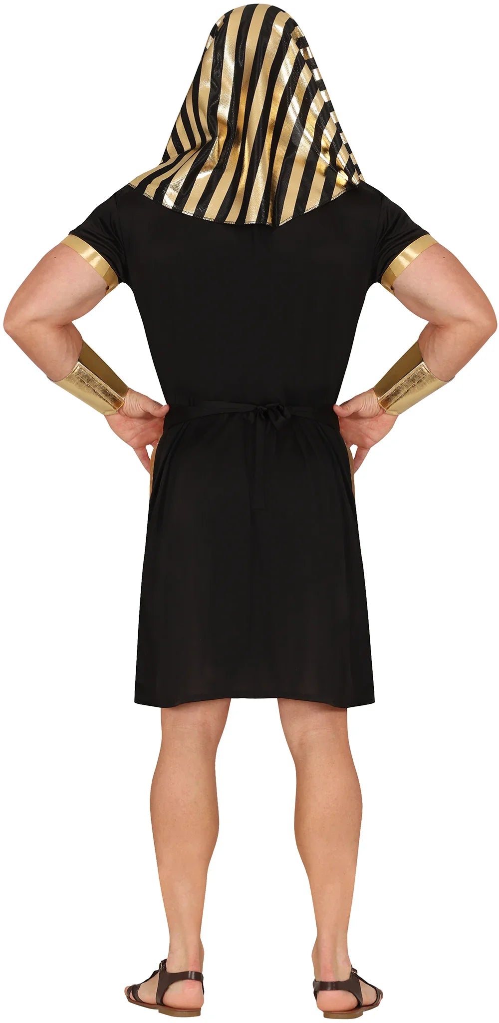 Disfraz de Faraón Tutankamón Negro para Hombre Egipcios Guirca