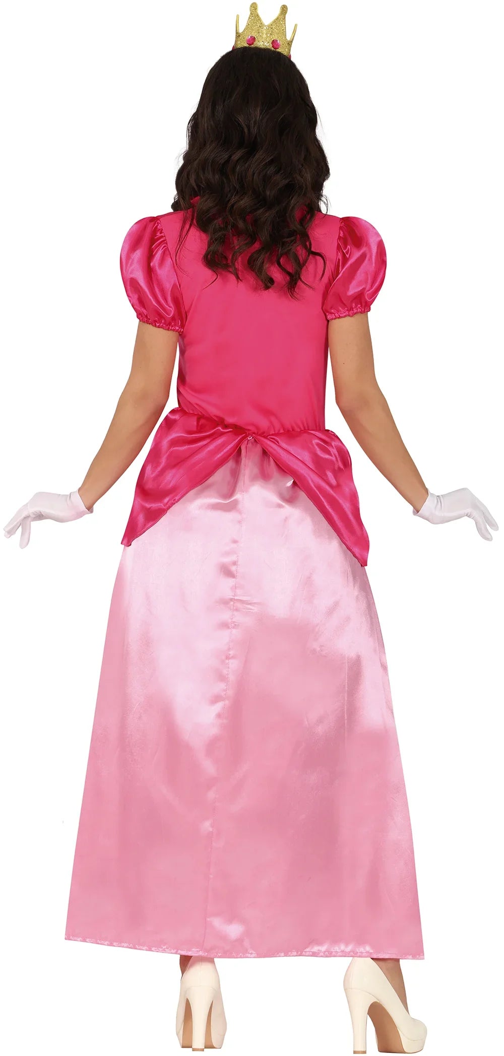 Disfraz de Princesa Peach Rosa para Mujer Super Mario Bros y Luigi Guirca