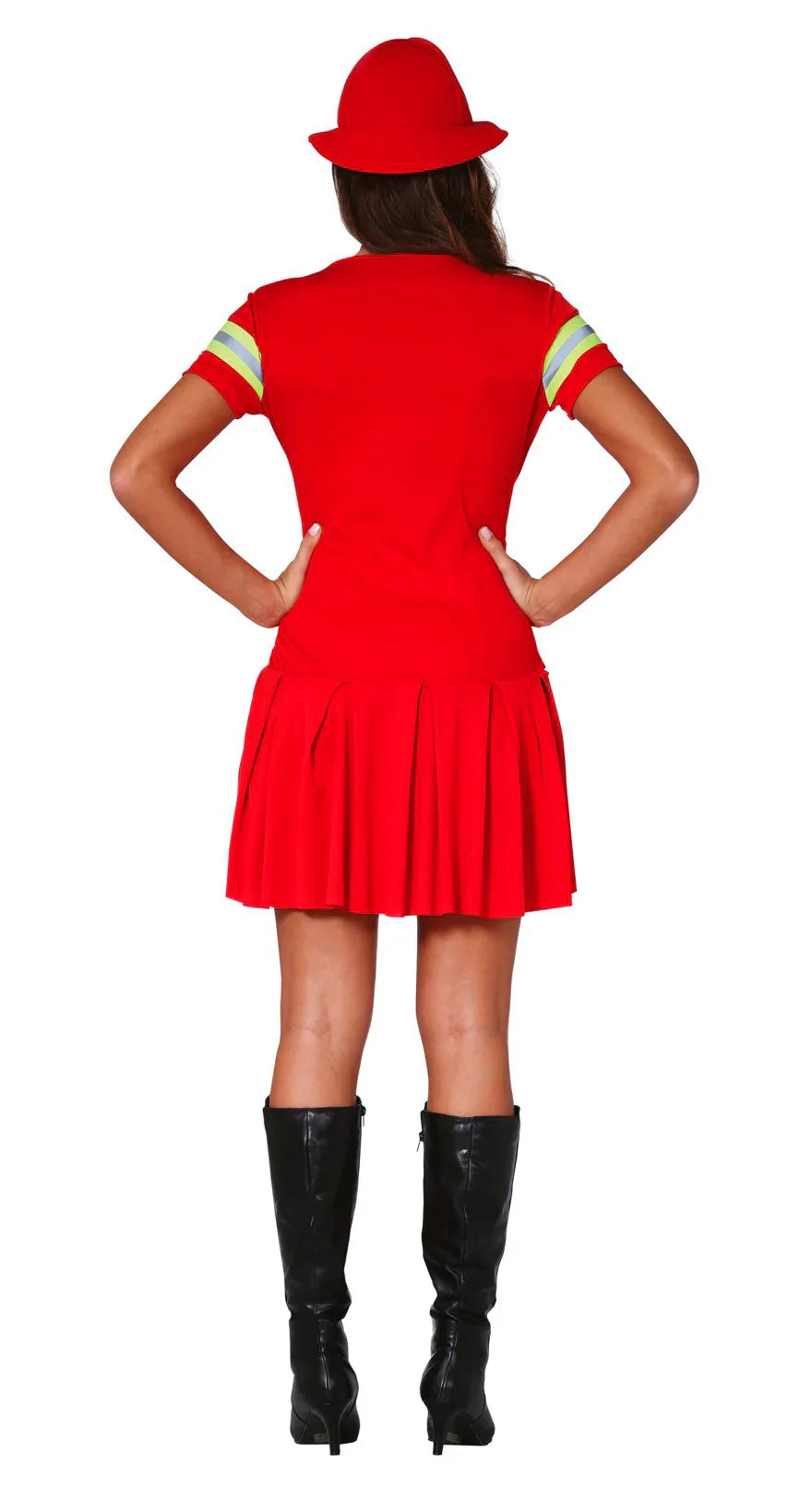 Disfraz de Bombera Roja para Mujer Bomberos Guirca