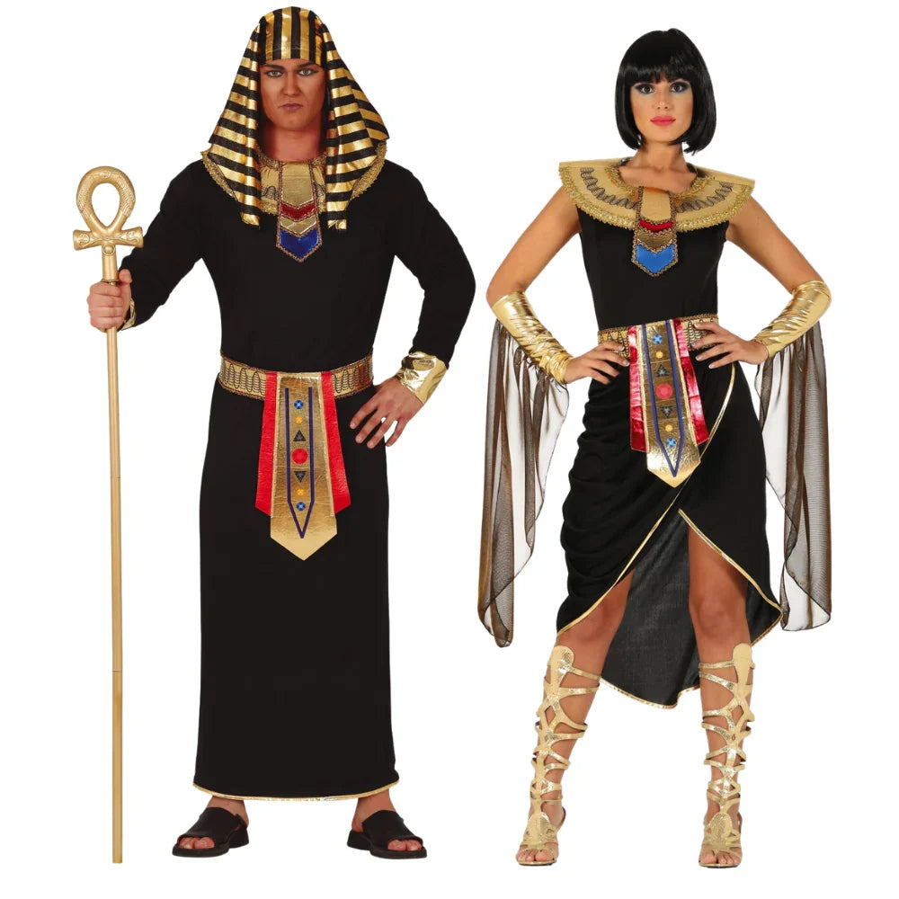 Disfraces en Pareja de Faraones Negros Egipcios Disfraces Simon