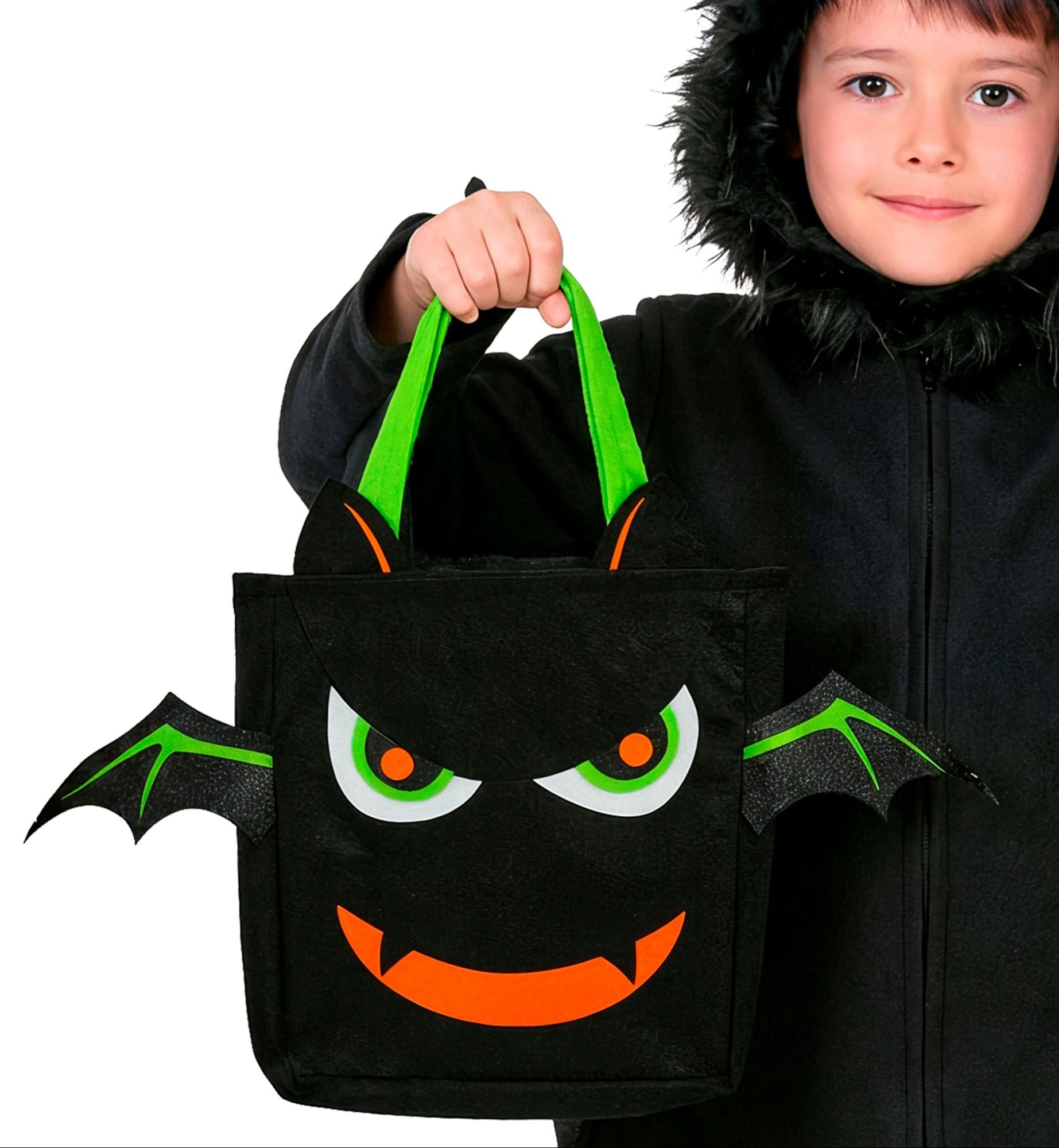 Bustino Halloween "Trick or Treat" di Pipistrello per Bambini