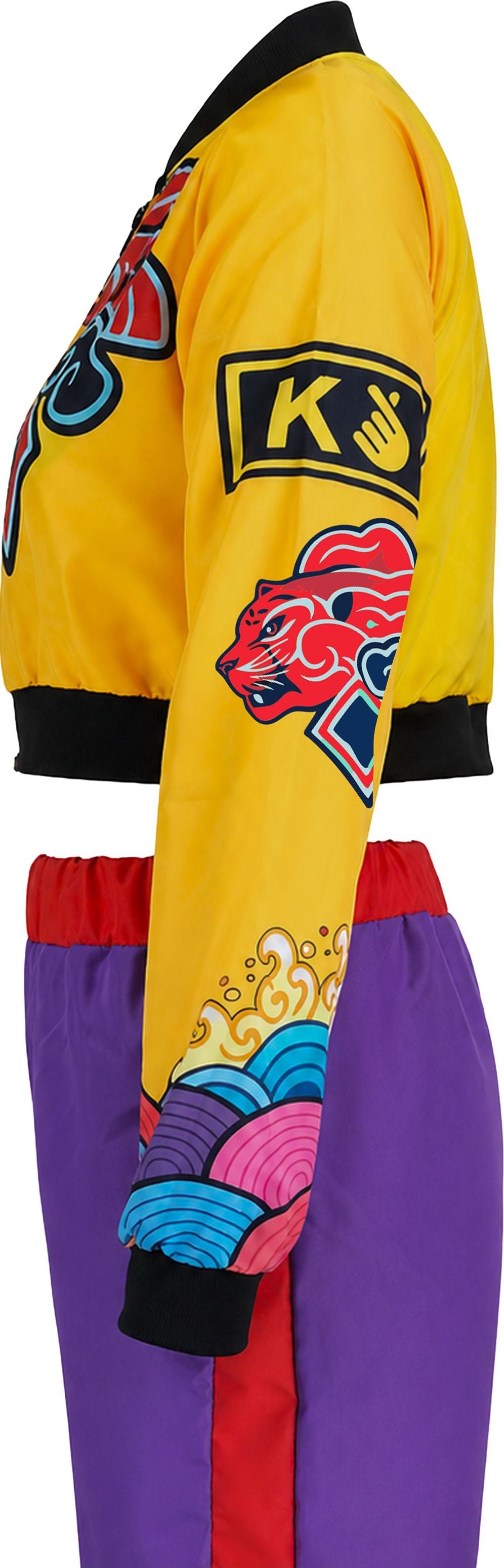 Costume di Rumi Basic Bomber K-pop per Donna