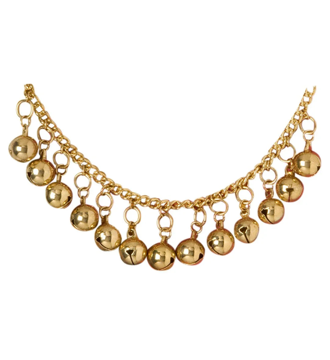 Tobillera con cascabeles dorados Joyas y Bisutería Widmann