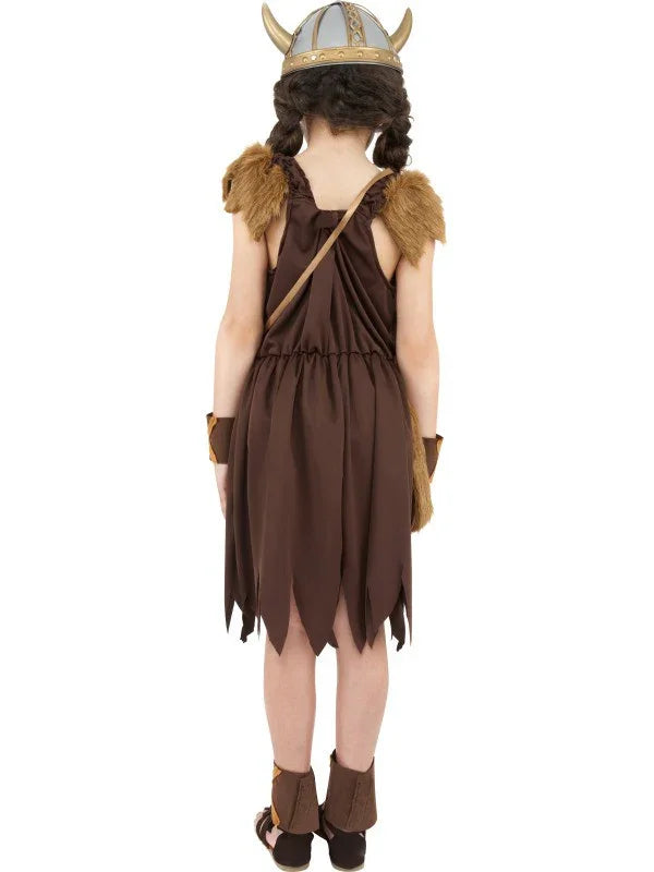 Disfraz de Vikinga para Niña INFANTILES Smiffys