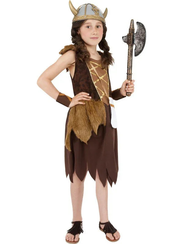 Disfraz de Vikinga para Niña INFANTILES Smiffys