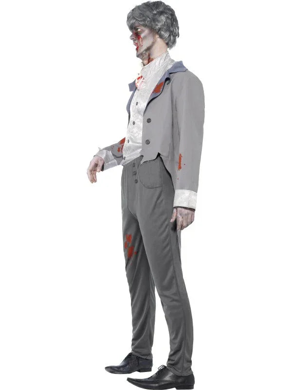 Disfraz de Zombie Elegante para hombre Halloween Smiffys