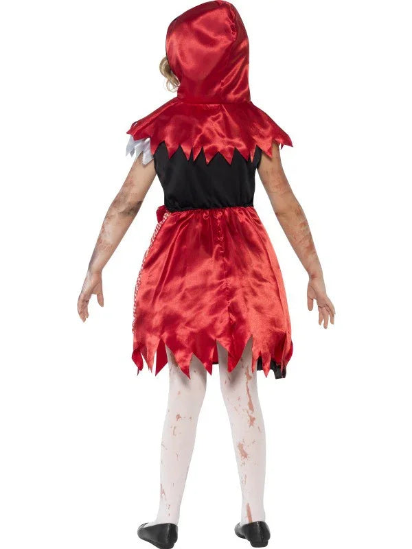 Disfraz de Caperucita Roja Zombie para Niña Halloween Infantiles Smiffys